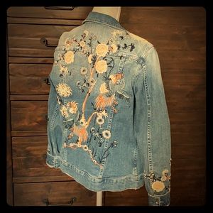 Driftwood Embroidered Denim Jacket